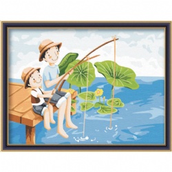 картина по номерам на подрамнике 20×30cm C085